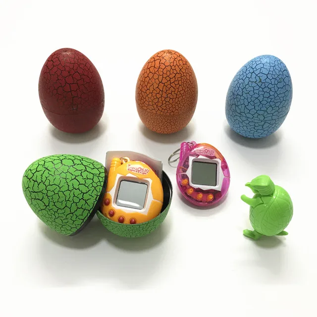 Tumbler Dinosaur Egg Multi-colors  Virtual Cyber Digital Pet Game Toy Tamagotchis Digital Electronic E-Pet Christmas Gift 4