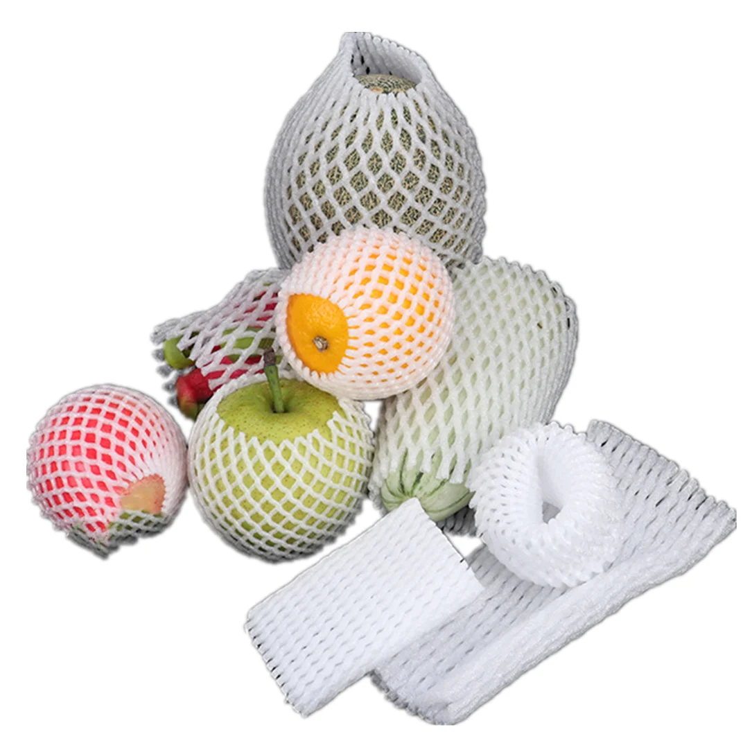 Foam Net sleeve Pocket Shockproof Protection Transport Packing Wine Glass Bottle Fragile Items Vegetable Fruit Thicken Mesh Bag