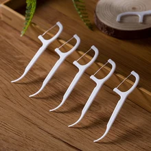 50 шт./кор. Еда Класс высокого полимера зубная нить для размещения между прутьями зубочистки Зубы Чистая Высокое качество