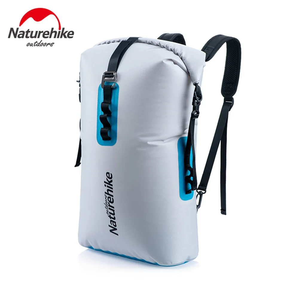 Naturehike 28L сумки нейлоновые водонепроницаемые портативный рюкзак для кемпинга ПВХ сухой и влажный разделительный спортивный мешок водонепроницаемый чехол