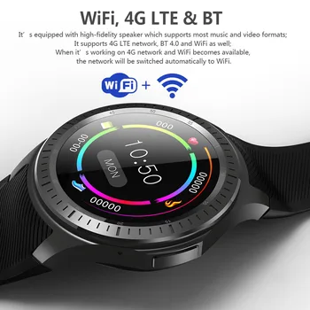 

DM368 Plus 4G Smart Watch men Bands men's smartwatch clock GPS WiFi BT4.0 Pedometer relogio reloj inteligente Android 7.1 1G+16G