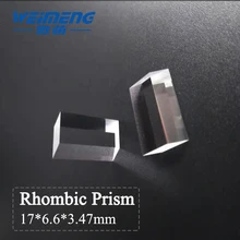 Weimeng ромбовидная Призма Лазерная линза 17*6,6*3,47 мм 400-700nmAR H-K9L материал для лазерной резки сварочная маркировочная машина