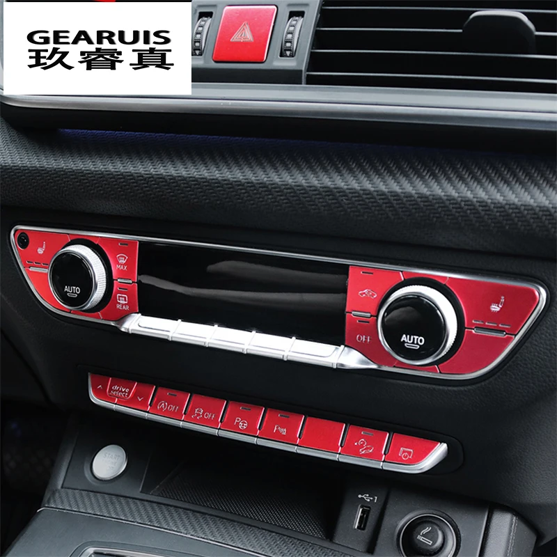 Car Styling For Audi A4 B9 Q5L Q5 Center Console air conditioner