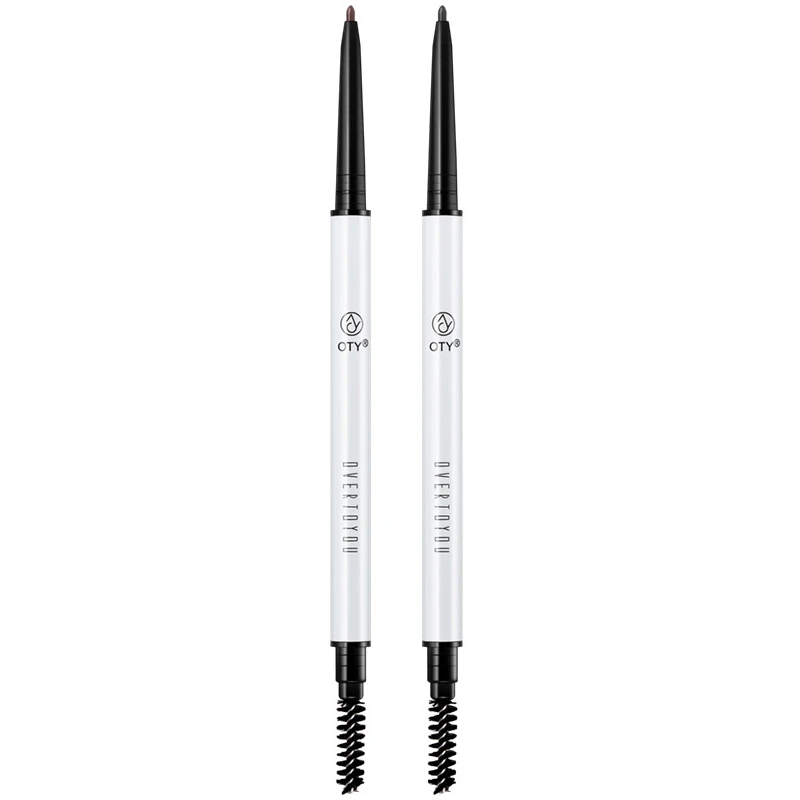 

The slimthest Double-End Fine Eyebrow Pencil Ultra Fine1.5mm Waterproof Smudge-proof Lasting Eyebrow Pen With Brush N