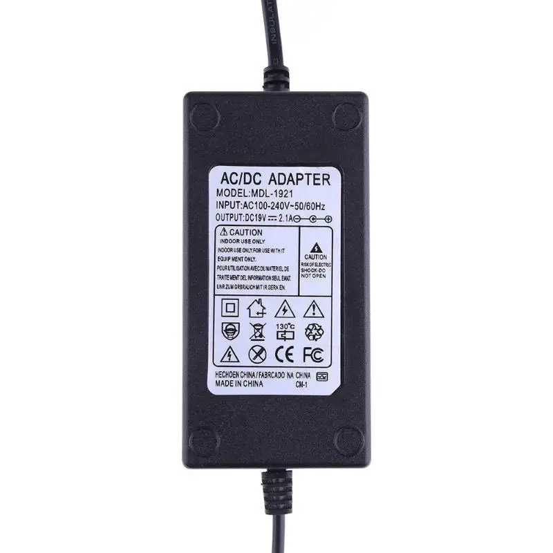 19V 2.1A AC в DC адаптер питания конвертер 6,5-6,0*4,4 мм для монитора LG