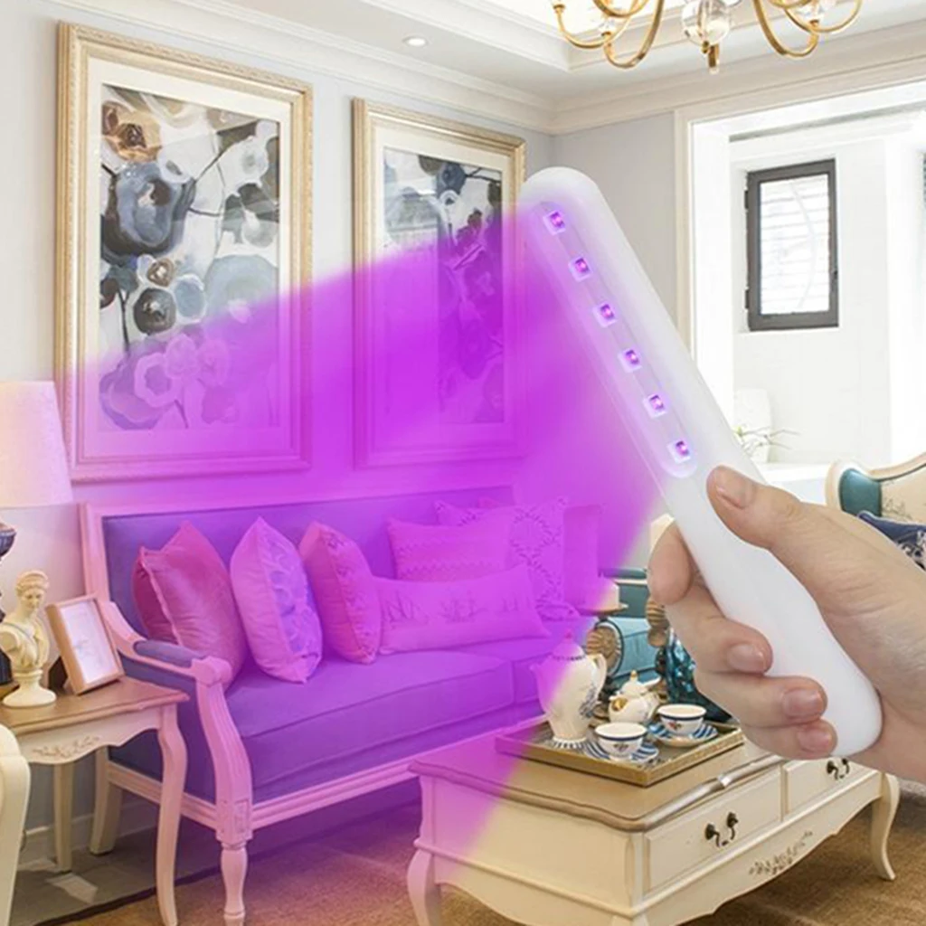 Handheld Portable LED UV UVC Disinfection Lamp Germicidal Sterilizer LED Light Efficient Disinfection UV Sanitizer Light