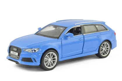 Литой металлический автомобиль Audi RS6 Quattro в масштабе 1:32 роскошная модель