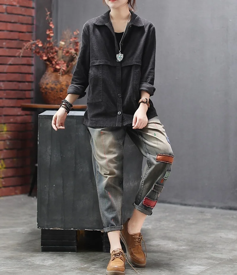 Corduroy Blouse Image 1