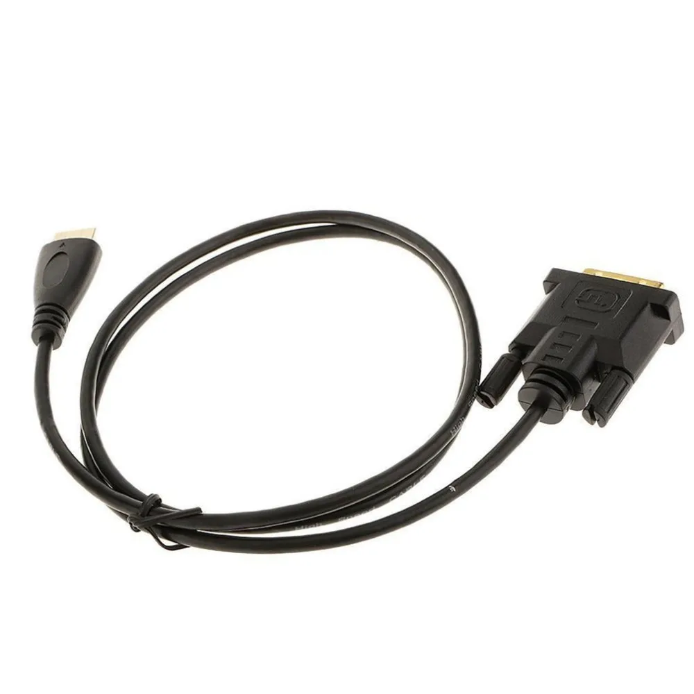 Кабель HDMI видео кабель ультра тонкий адаптер штыревой HDMI на DVI 24+ 1 Мужской адаптер кабель для подключения дисплея с разрешением Full HD 1080P 1/1. 5/1. 8/2/3/5m "сделай сам"