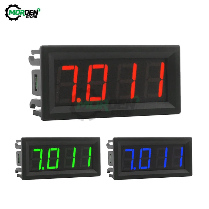 

Mini 0.56" LED DC 4 Bits Digital Voltmeter Ammeter Volt Ampere Meter Amperemeter Voltage/0-10A amperimetro