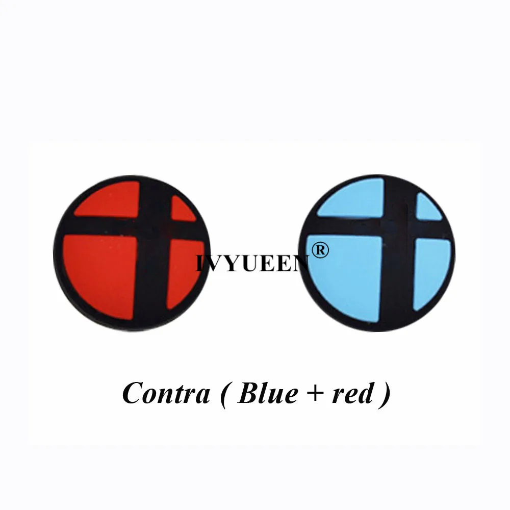 R IVYUEEN, 2 шт., для Joy Con, джойстик для пальца, накладка, чехол, аналоговая палка, колпачки для kingd Switch Lite Mini NS Joy-Con, контроллер - Цвет: R