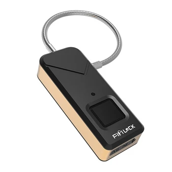 

Fipilock Rechargeable Smart Lock Keyless Fingerprint Lock IP65 Waterproof Anti-Theft Security Padlock Door Luggage Case Lock