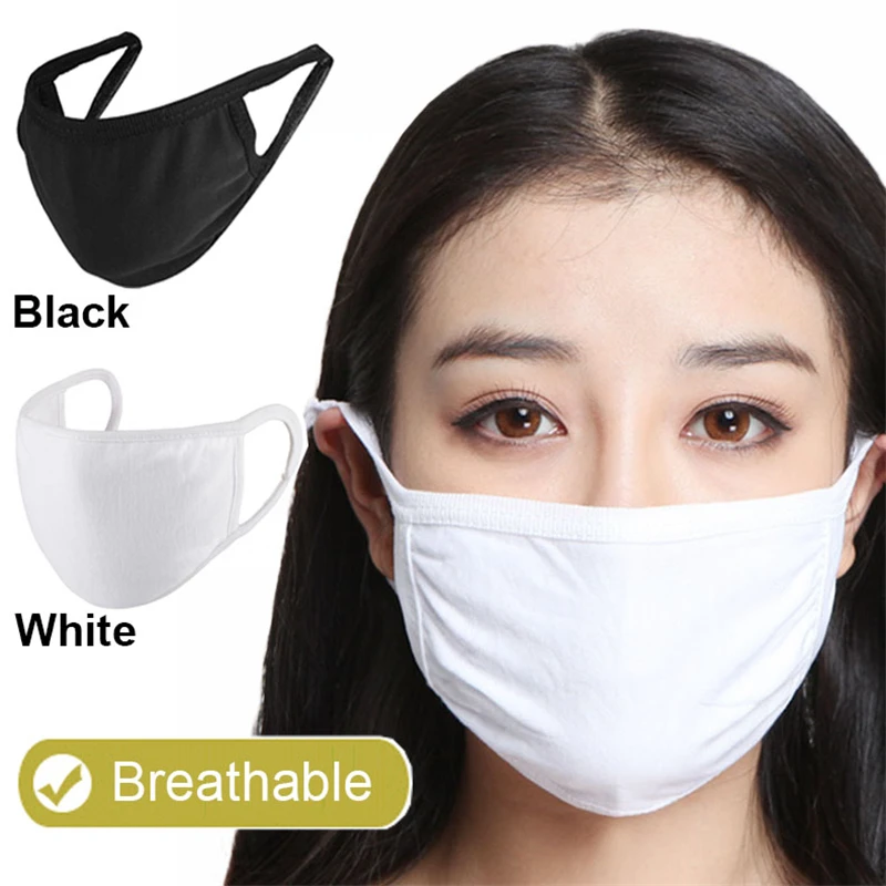

5/10Pcs Protective Mask Dust Face Respirator Mask Cotton Filter Air PM2.5 Smog Washable Face Respirator Mask Folding Mask