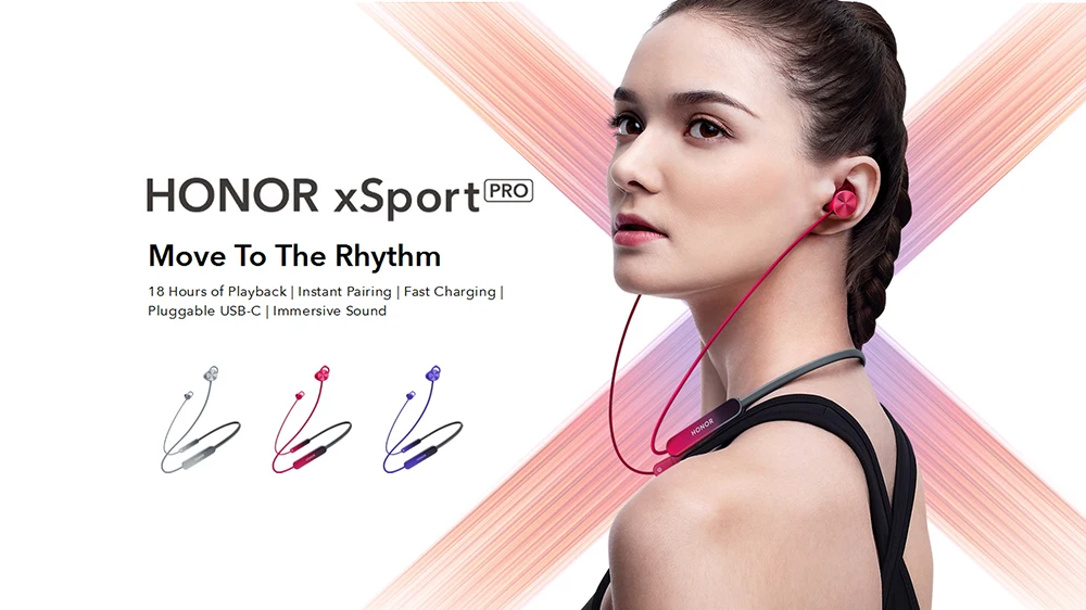 huawei honor xSport Pro am66 Bluetooth беспроводные наушники для спорта на открытом воздухе гарнитура для huawei mate 30 Pro