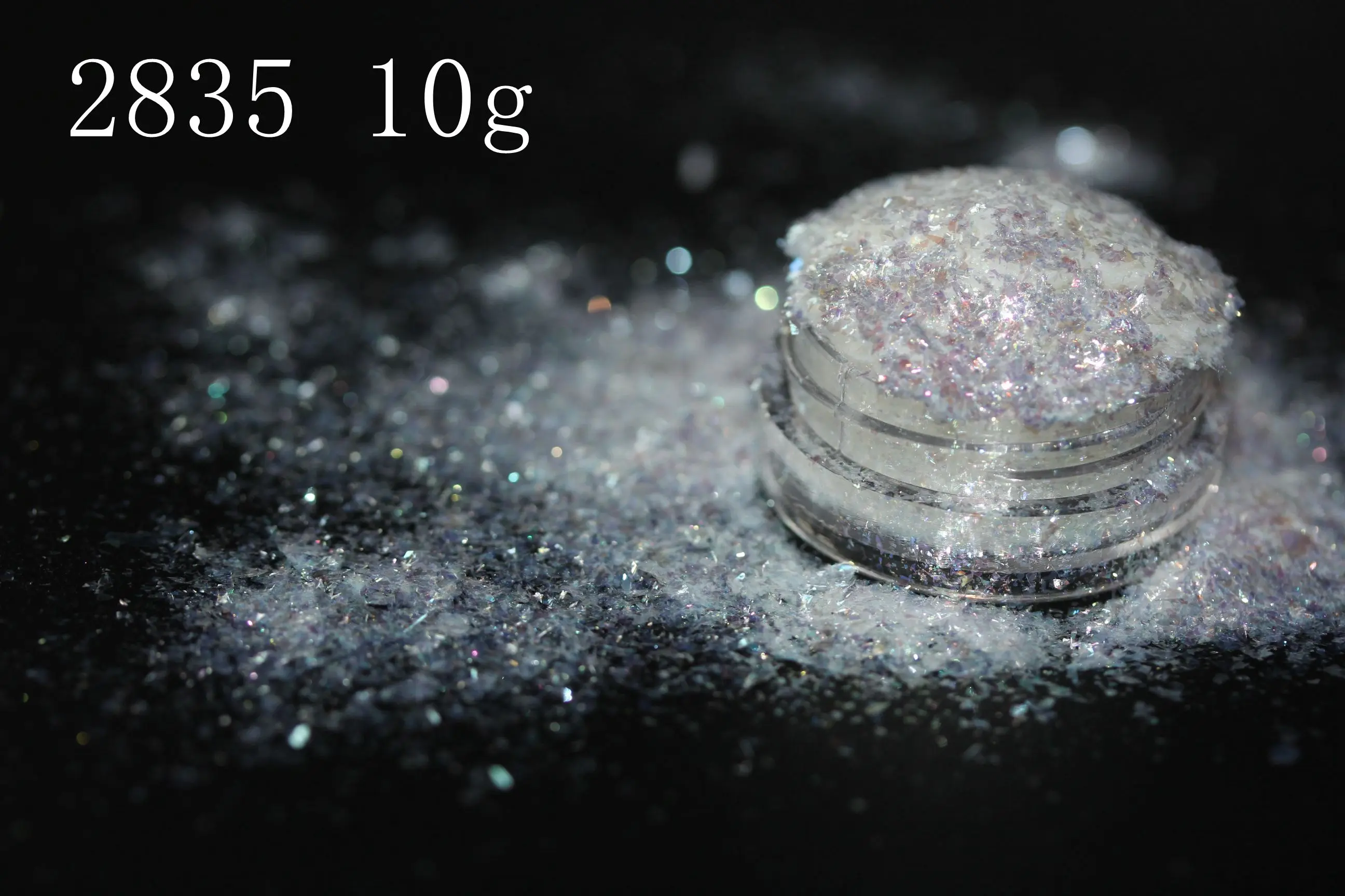 2835 10g Высокая вспышка Алмазная Белоснежка лед радужные хлопья блеск Косметика Тени для век, дизайн ногтей, Смола ремесло, мыло, свеча, сделай сам красивый - Цвет: 2835 10g