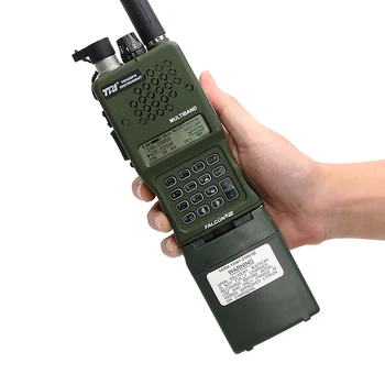 

TRI AN/PRC-152 Aluminum Walkie-Talkie MULTIBAND 10W IPX-7 Metal MBITR Army Tactical PRC 152 Ham Two way Radio Harrise PRC-152
