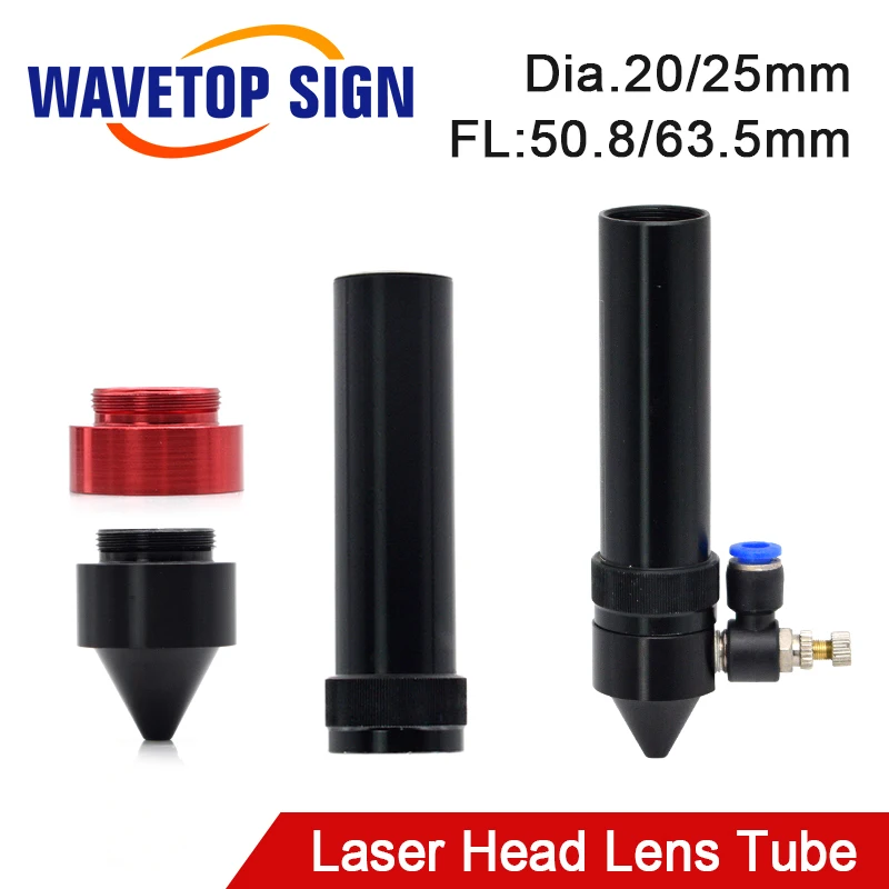 Внешний диаметр объектива WaveTopSign Co2 25 мм 20/25 FL 50 8/63 5 мм|Запчасти для