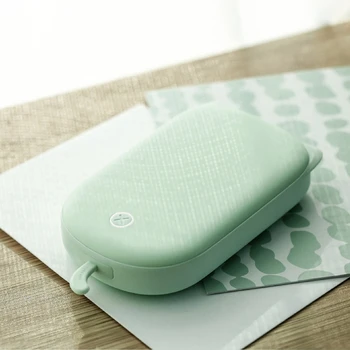 

LIXF Portable Cute USB Rechargeable Hand Warmers Heater Pocket Mini Cartoon Power Bank Handy Heater Warmers Green