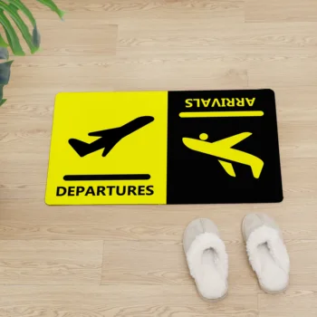 

Aircraft Arrives At The Protective Floor Floor Mat PVC Entrance Door Mat Non-slip Kitchen Carpet Modern Decoration Kitchen Rugs