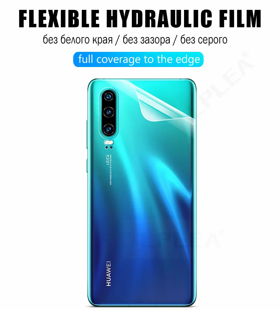 10D защитная пленка [спереди и сзади] Гидрогелевая пленка для huawei P30 Pro P20 Lite P10 P Smart чехол для Honor 8X10 Lite 20 Pro