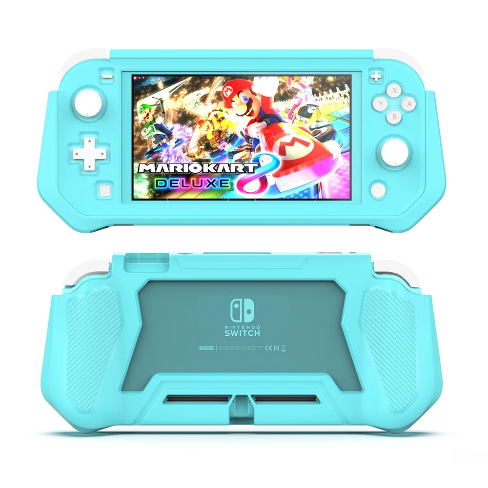 Novo para Nintend Guardas para Nintendo Switch Lite Corpo Inteiro Ergonômico Antiderrapante Escudo Case Capa Mini Console Rosa 2022 - Image 5