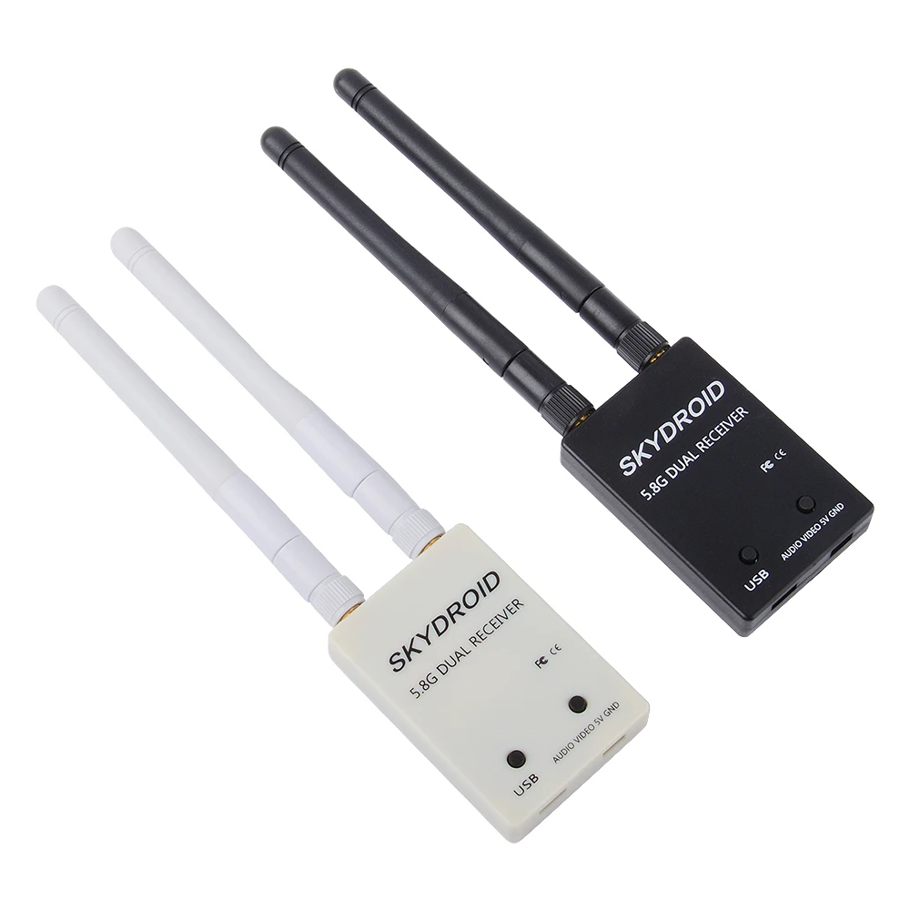 

Skydroid UVC Dual Antenna Control Receiver OTG 5.8G 150CH Full Channel FPV Receiver W/Audio For Android Smartphone
