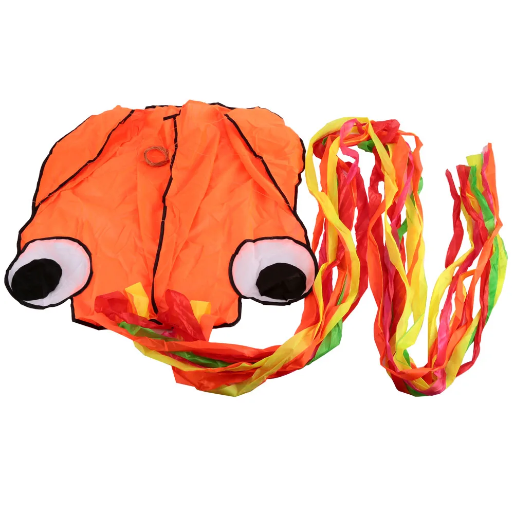 4M Octopus Flying Kite Long Soft Kite with Handle Line for Children Kids Outdoor Sports Beach Octopus Kite Easy to Fly