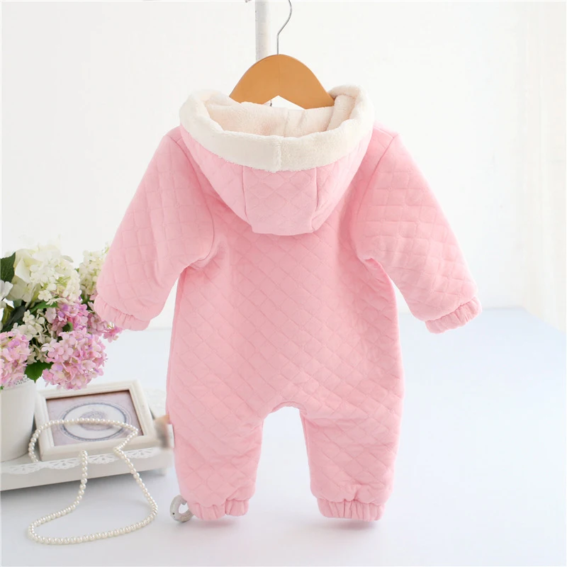  New Born Baby Girl Clothes 0-3 Months Newborn Baby Girl Winter Clothes Suit Cotton Padded Baby Romp