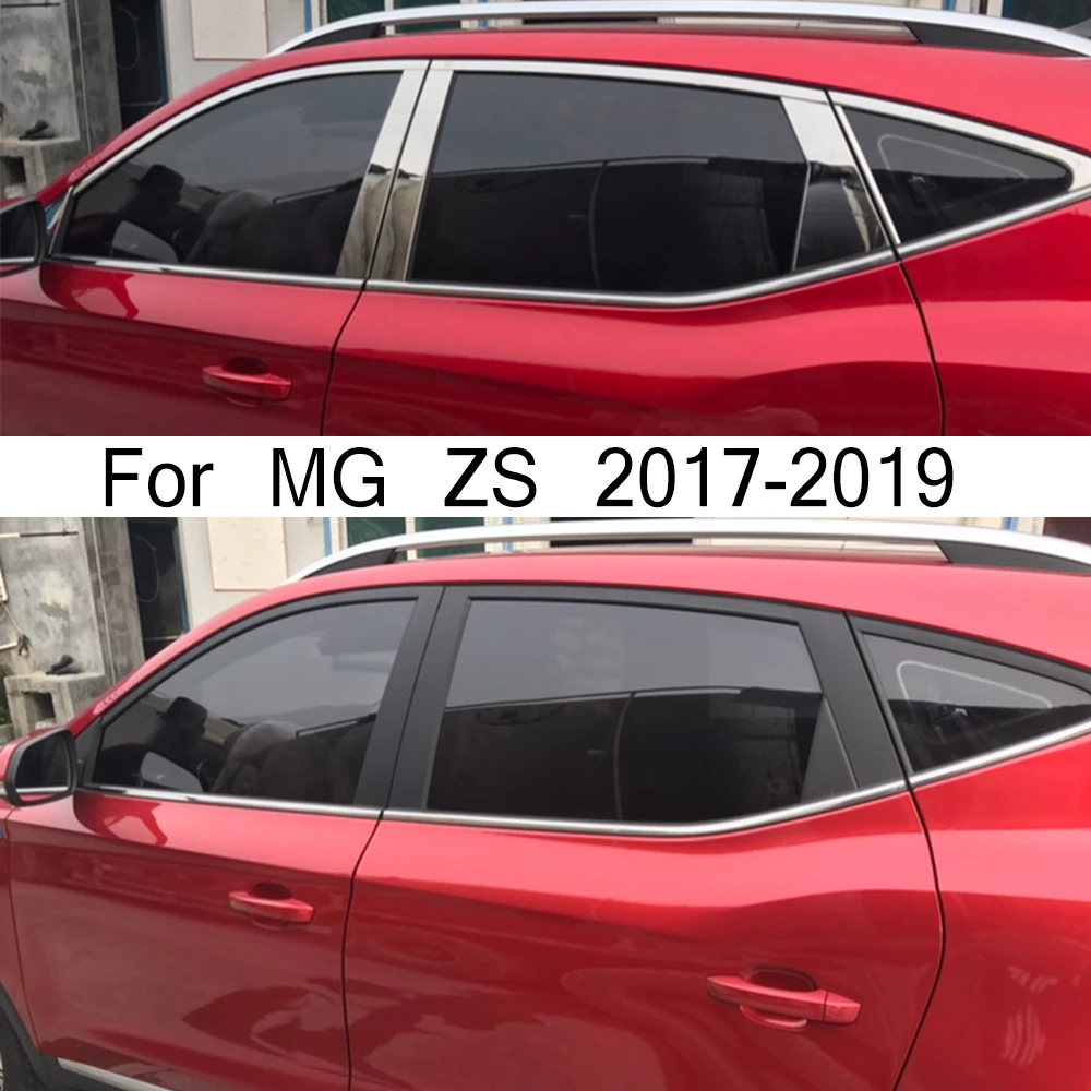 

Для MG ZS 2017-2019 высокого качества Нержавеющая сталь украшение для стекла автомобиля полосы обивка кузова Анти-Царапины защиты стайлинга авто...