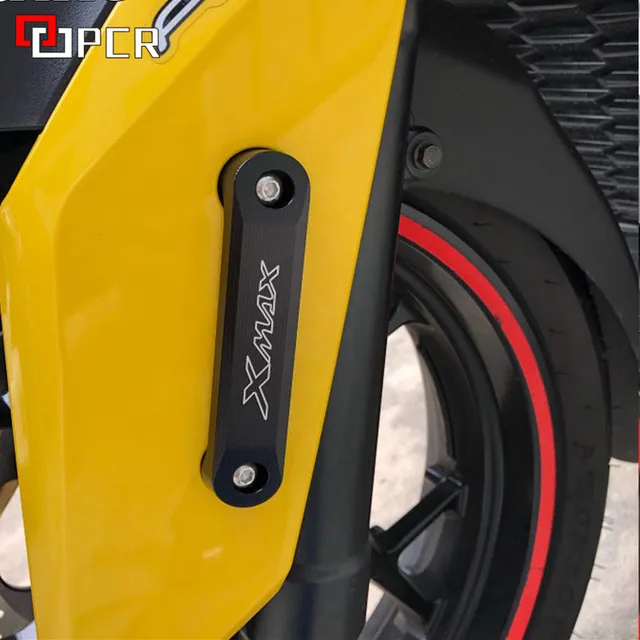 עם לוגו XMAX אופנוע אביזרי סרן קדמי התמודד צלחת דקורטיבי כיסוי עבור ימאהה X מקסימום X MAX 125 250 300 400 2017 2020-2