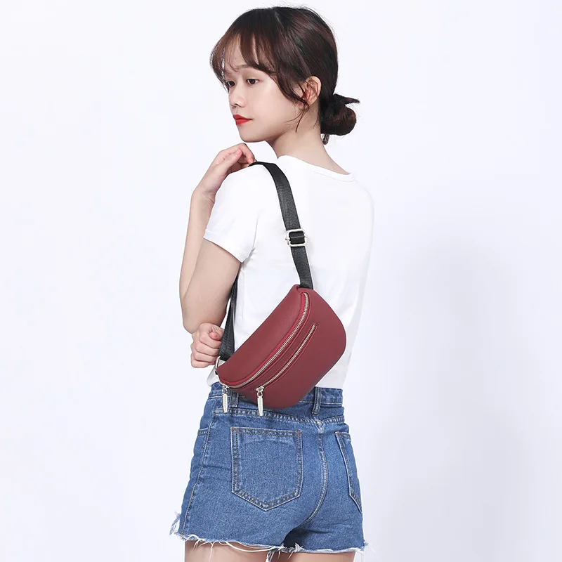 Multi-functiona Women's Fanny Pack Shoulder Bag and Chest Bag Female Belt Sac Women Waist Bag High Quality Ladies Bolsa