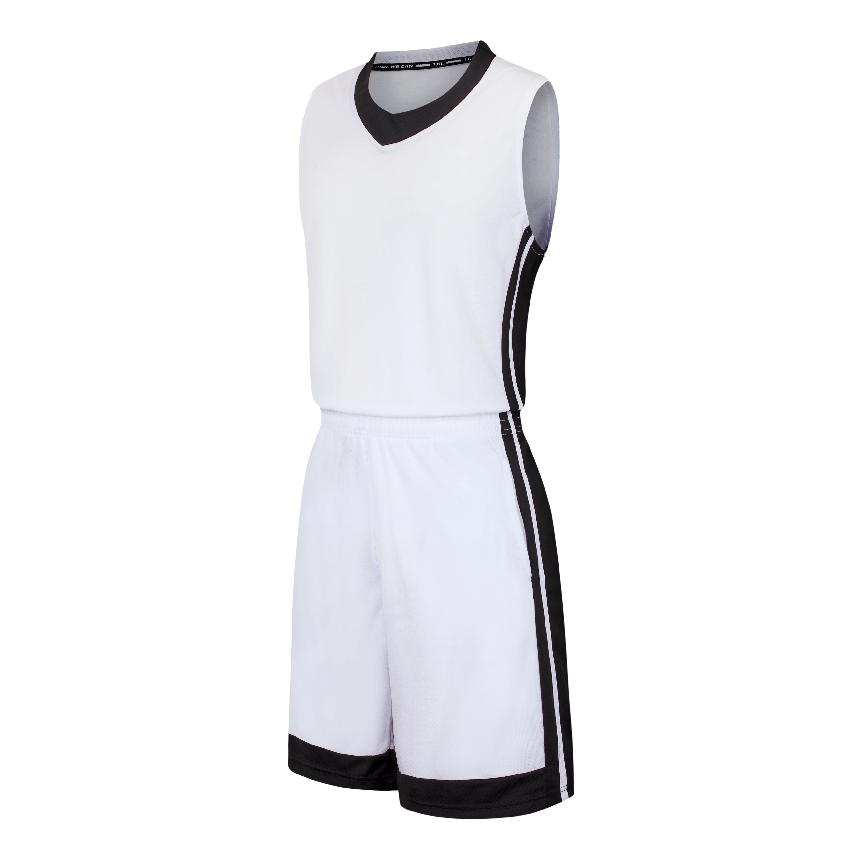 Баскетбольные майки для взрослых, спортивные наборы, дышащие ткани, мужская и женская футболка без рукавов, тренировочная одежда, фитнес-зал, 9 цветов - Цвет: Белый
