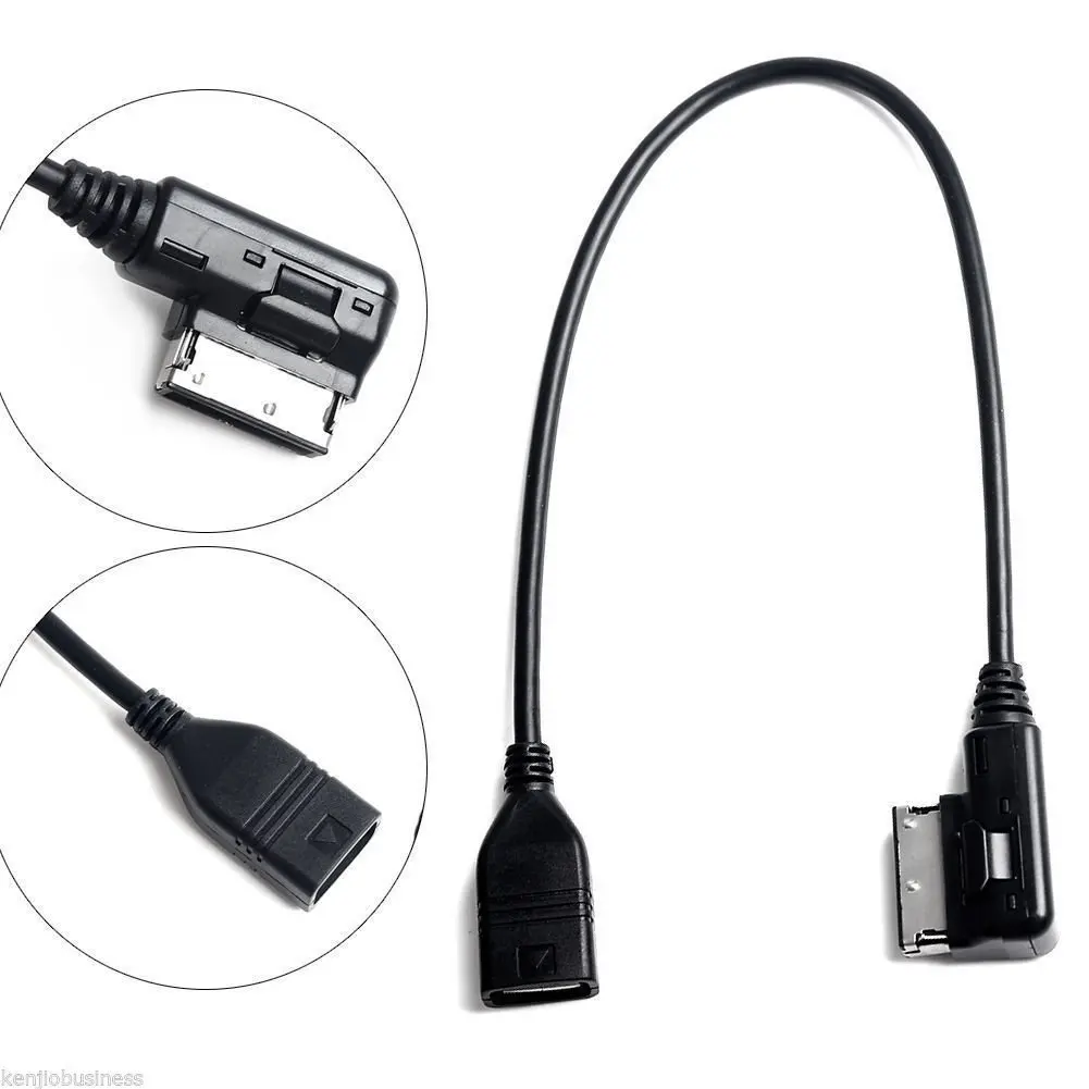 

Music Interface AMI MMI AUX to USB Adapter Cable for Car Audio AUDI A3 A4 A5 A6 Q5 VW