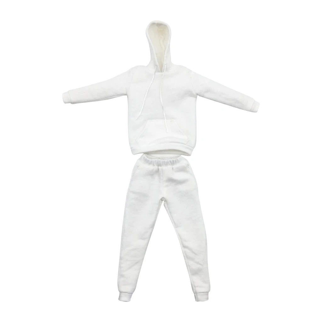 1/6 Scale Male Figure Clothes Set Sports Suits Hoodie and Pants for 12 inches Action Figure Body, 5 Colors