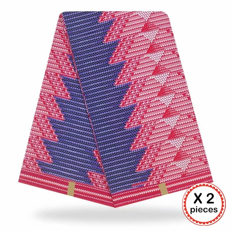 Африканская восковая ткань с принтом Хлопок Шитье Анкара африканская ткань 12 ярдов Нигерия Гана ткань для DIY свадебного платья 91636