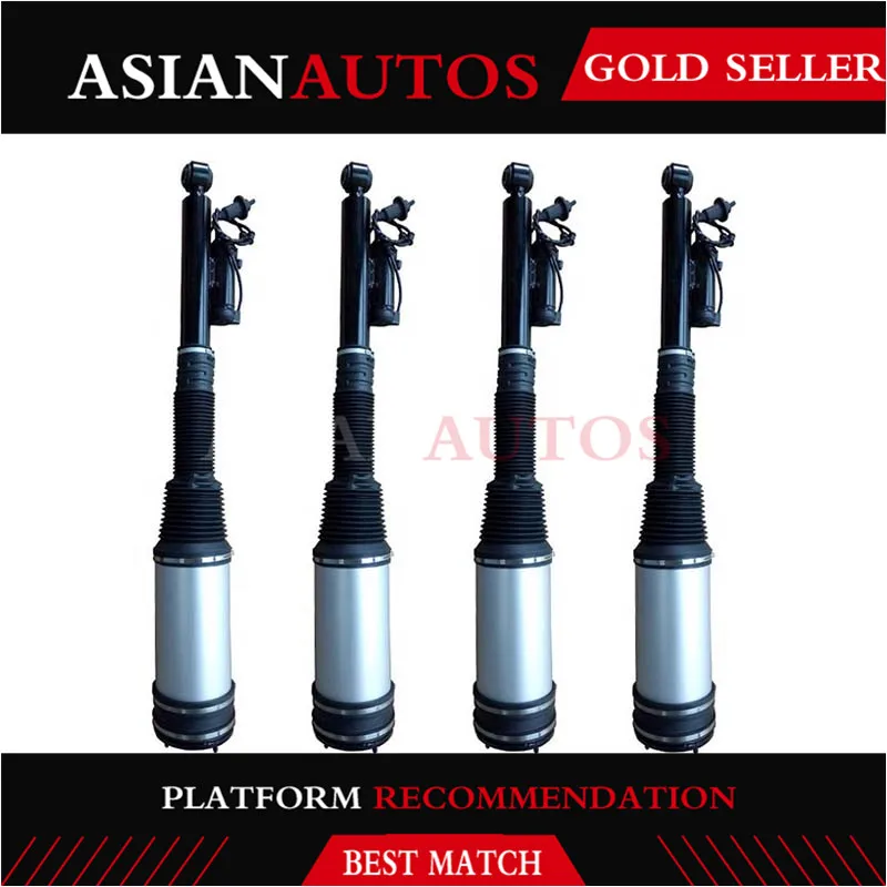 

Free Shipping 4PCS Air Ride Rear Air Suspension Air Spring Front Strut Assembly Fit Mercedes W220 2203202438 2203205013