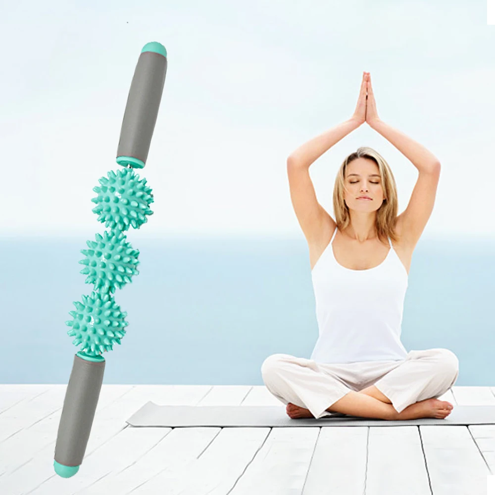 

Massage Roller Stick Muscle Roller - Deep Tissue Fascia Massager Release Pain Leg Neck & Back Yoga Stick Relax Fascia Stick