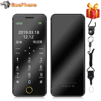 

ULCOOL V6 V66+ V66 Plus Phone With Super Mini Ultrathin Card Luxury MP3 Bluetooth 1.67"inch Dustproof Shockproof phone