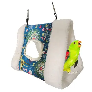 

Bird Nest Tent Toy Hammock Winter Warm Bed House for Parakeet Perch Swing 11UA
