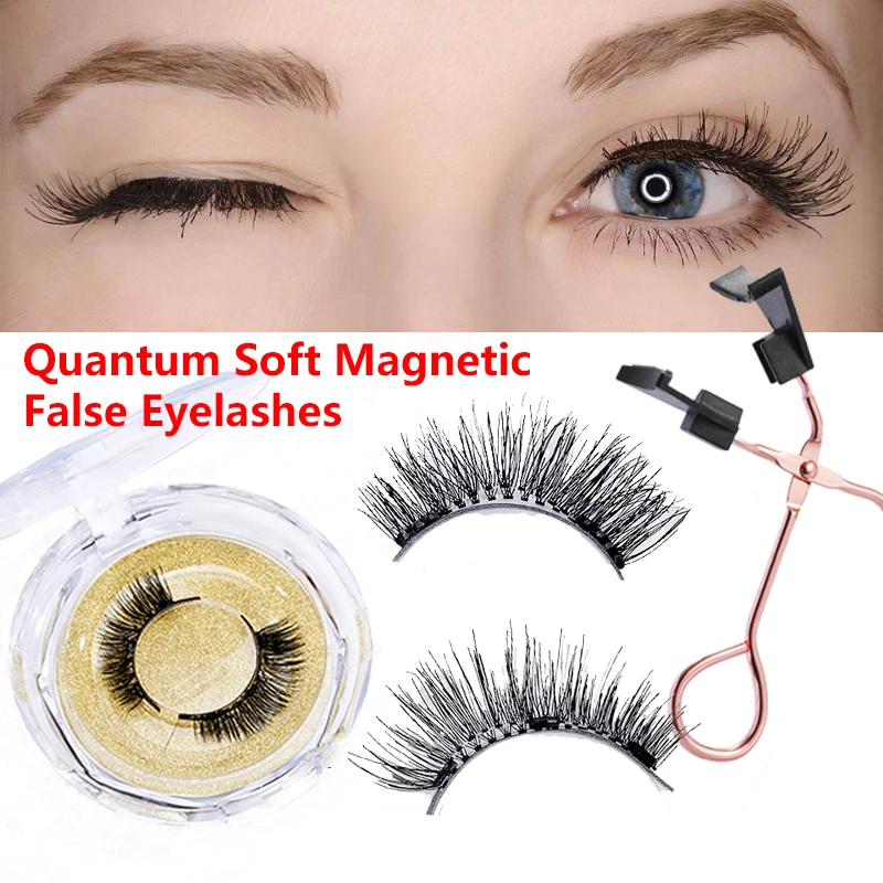 3 Styles Quantum Soft Magnets Magnetic False Eyelashes Easy to Wear Magnetic Lashes No Glue Need Eyelashes With Eyelash Curler 3 Styles Quantum Soft Magnets Magnetic False Eyelashes Easy to Wear Magnetic Lashes No Glue Need Eyelashes With Eyelash Curler