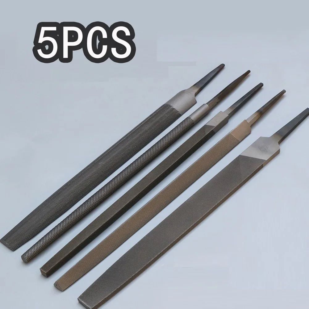 Acier Multi-usages File Set Rasp Flat for Hard Metal Sharpen Grinding Carving Filing Metal Ceramic Stone Jewelry Glass 6 
