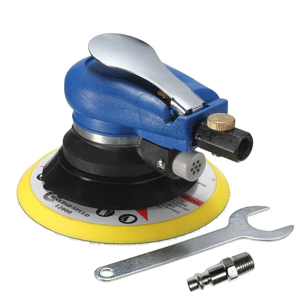 

6" Air Random Orbital Palm Sander Auto Body Orbit DA Sanding Low Vibration Air Random Orbital Palm Sander