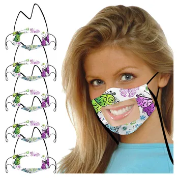 

5PCS Windproof Facial Mask Face Mouth Mask Cloth Washable Face Mask Reusable Mouth Mask Breathable Face Shield masques
