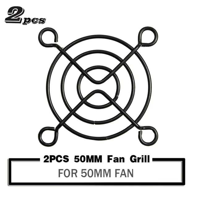 2PCS 60mm 80mm 90mm 92mm 120mm 140mm Fan Grills Metal Mesh Finger Guard