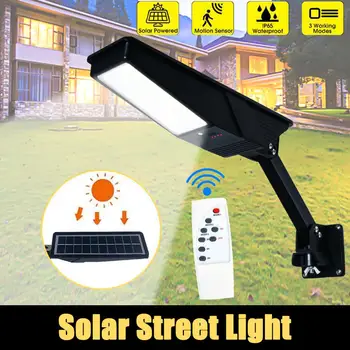

LED Wall Lamp IP65 Solar Street Light Radar Motion 2 In 1 Constantly Bright & Induction Solar Sensor Remote Control