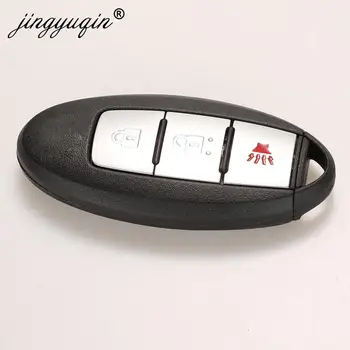 Keyforkess 5 pezzi TWB1J701 Smart Remote Car Key 315MHz ID46 7952 per NISSAN March Tiida Micra Leaf 3 pulsanti Keyless Fob - Jingyuqin 5 pezzi TWB1J701 Smart Remote Car Key 315MHz ID46 7952 per NISSAN March Tiida