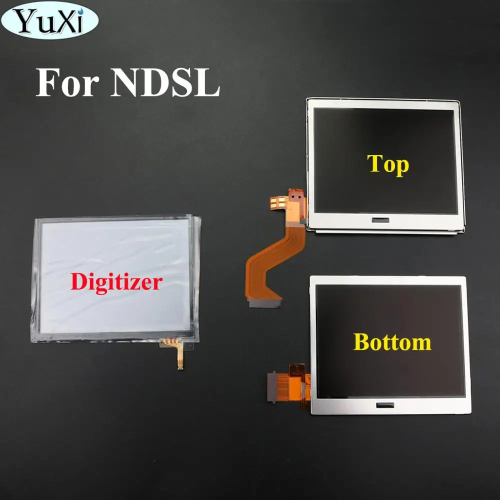 YuXi верхний/Нижний ЖК-экран сенсорный экран дигитайзер стекло для Nintendo DS Lite DSL