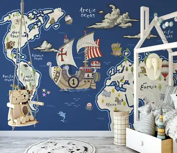 

[Self-Adhesive] 3D Navigation WG234 Wall Paper mural Wall Print Decal Wall Murals Belly