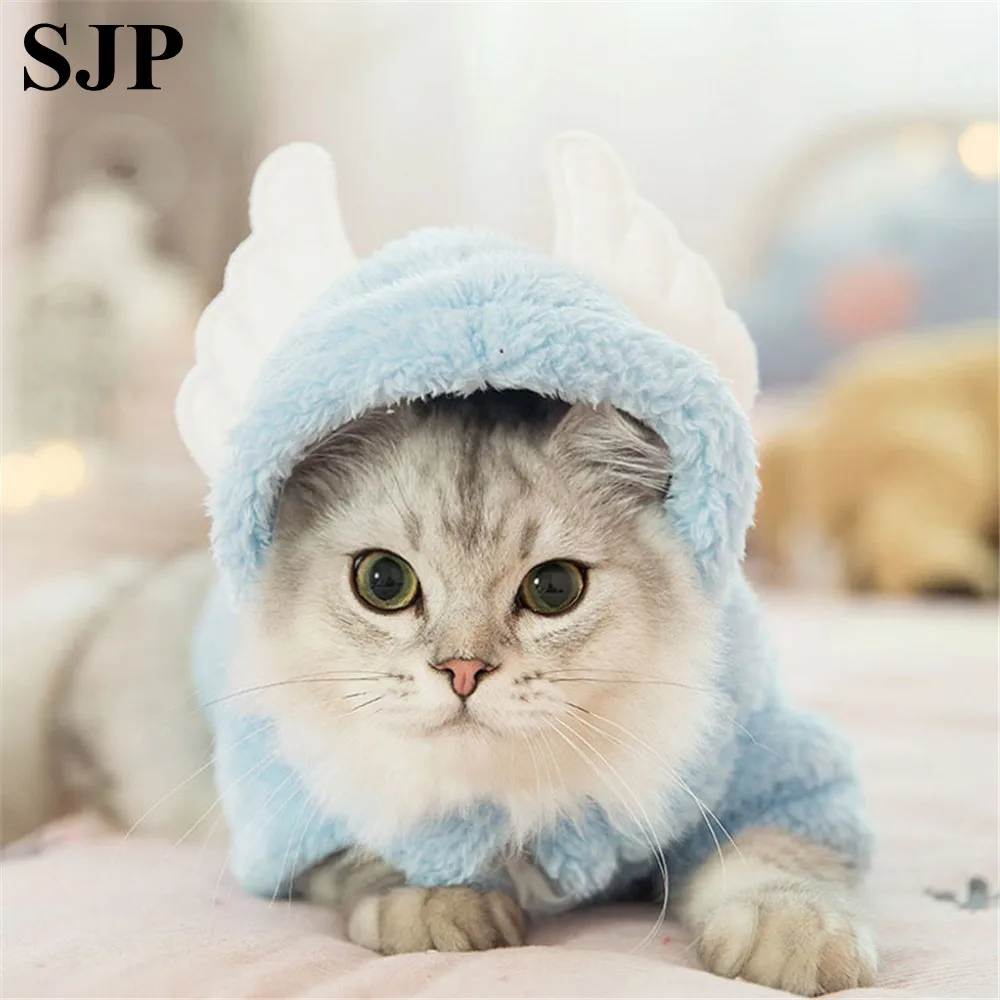 Одежда для кошек котята милые забавные Домашние животные одеты на английском