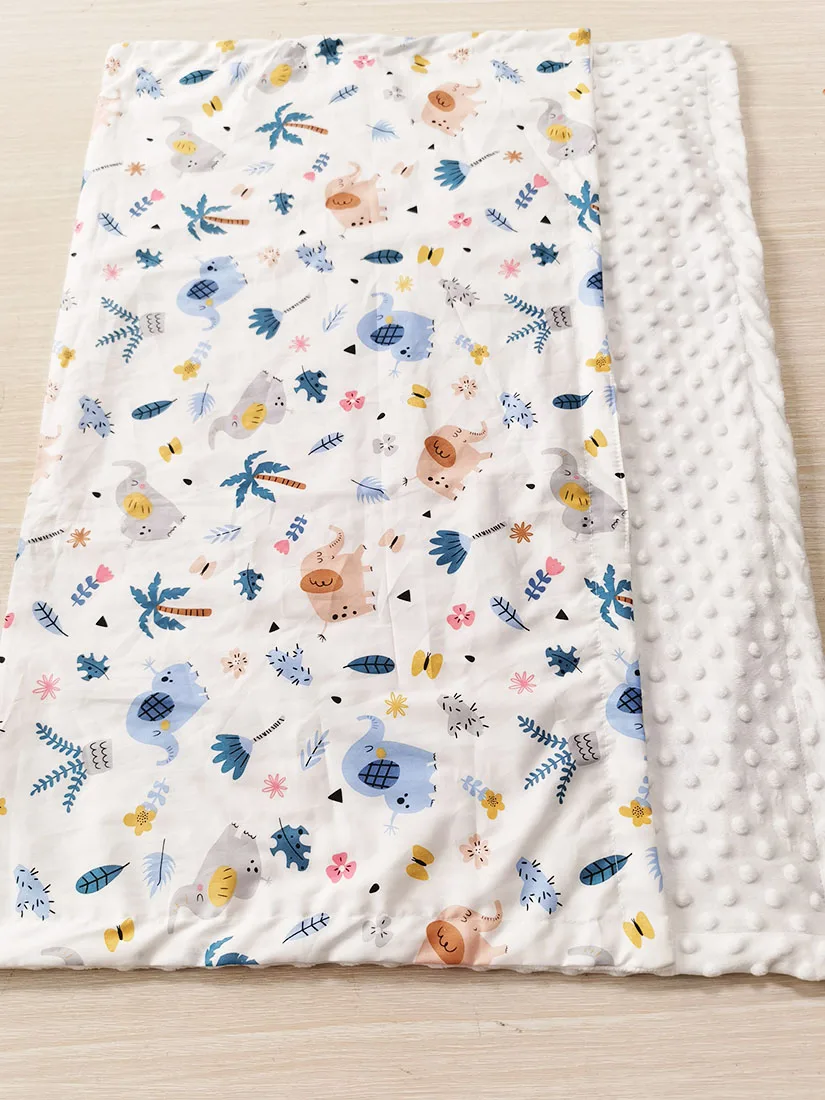 Baby sleeping blanket  2 layers 3D Children's Doudou Quilt Kindergarten Baby Blanket Bedding 4